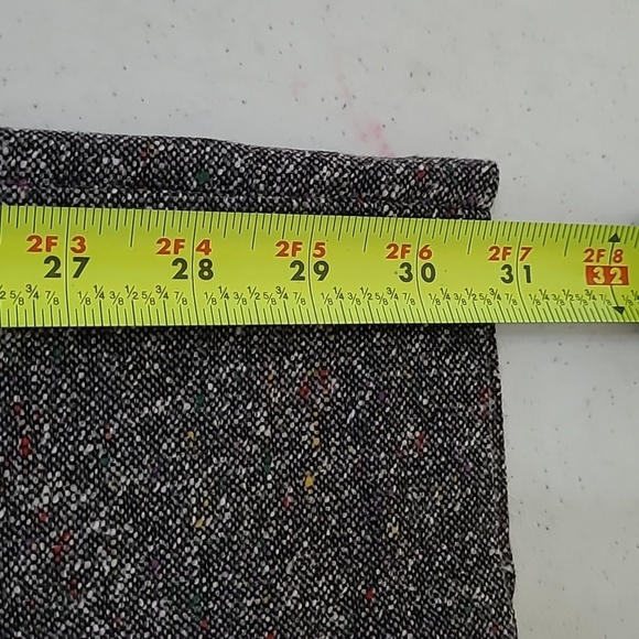 NWT Kim Rogers Textured Black & White Trousers with Random Colorful Dots size 14 - Picture 8 of 10